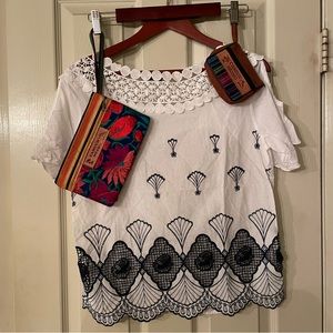 Mexican top and pouches